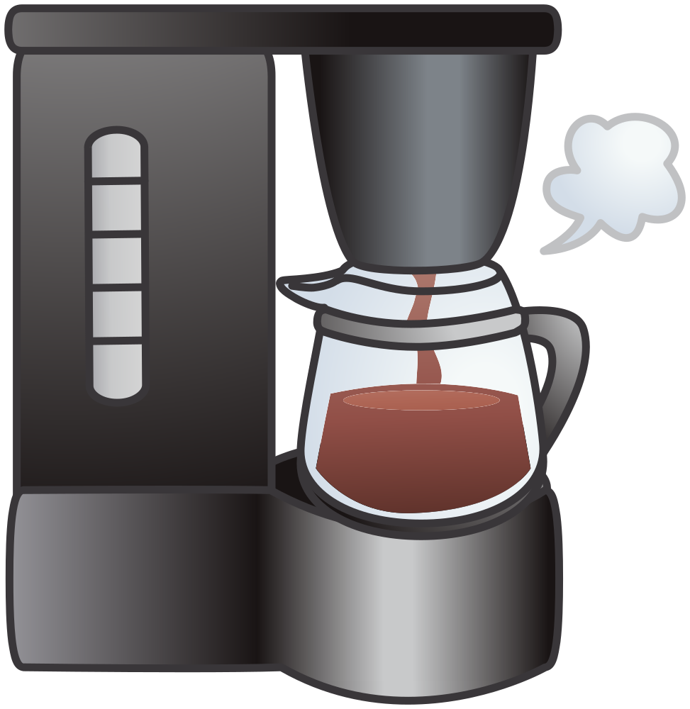 OnlineLabels Clip Art Coffeemaker coffee machine